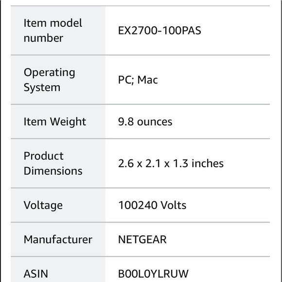 NETGEAR EX2700 300 Mbps WiFi Range Extender - Picture 7 of 10